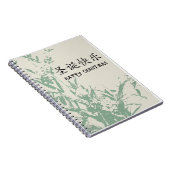 Frohes Weihnachten in chinesischer Kalligrafie Notizblock (Rechte Seite)