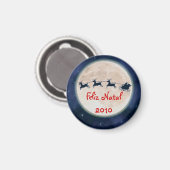 Frohes Weihnachten Magnet (Vorderseite/Rückseite)