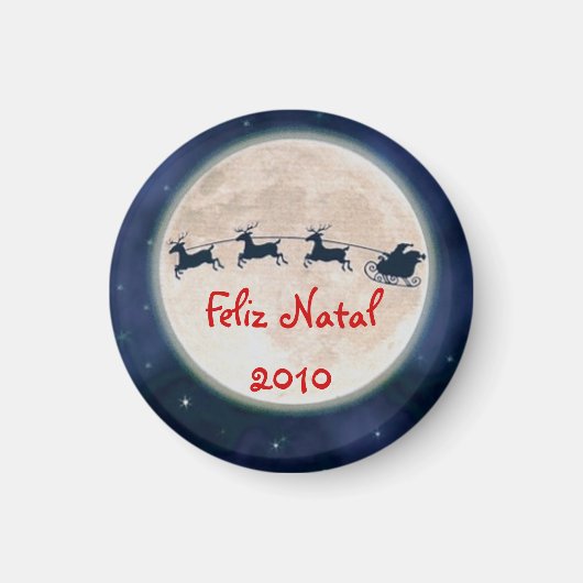 Frohes Weihnachten Magnet (Vorne)