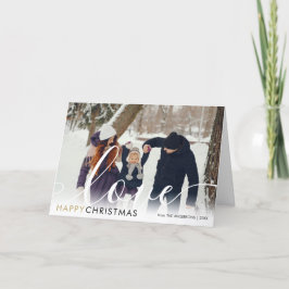 Frohes Weihnachten Modernes Foto Stilvolle Script-