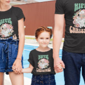 Frohes Weihnachten Retro 60er Hippie Groovy T - Sh T-Shirt