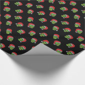 Frohes Weihnachten ZOMBIE SKULL Geschenk Wrap Papi Geschenkpapier (Ecke)