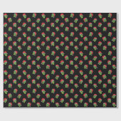 Frohes Weihnachten ZOMBIE SKULL Geschenk Wrap Papi Geschenkpapier (Flach)