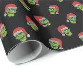 Frohes Weihnachten ZOMBIE SKULL Geschenk Wrap Papi Geschenkpapier (Rolleneckpunkt)