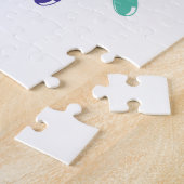 Frohes Weihnachts-Cartoon-Logo Puzzle (Seite)