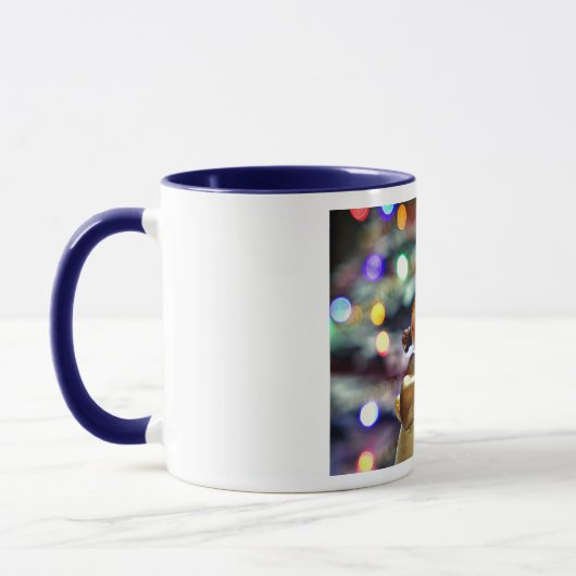 Frohes Weihnachts-Engel-Getränk-Tasse Tasse (Links)