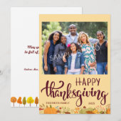 Frohes Weihnachts-Flachbild-Fotokarte Feiertagskarte (Vorne/Hinten)