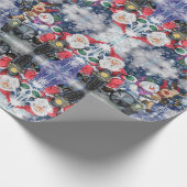 Frohes Weihnachts-Freunde Funny Geschenk Wrapping Geschenkpapier (Ecke)