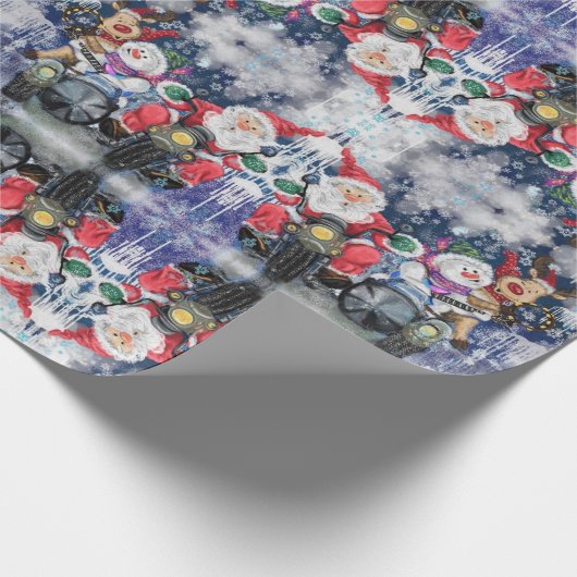 Frohes Weihnachts-Freunde Funny Geschenk Wrapping  Geschenkpapier (Ecke)