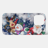 Frohes Weihnachts-Freunde Funny iPhone Case (Rückseite (Horizontal))