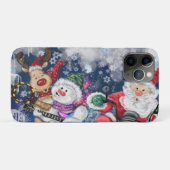 Frohes Weihnachts-Freunde iPhone Case (Rückseite (Horizontal))