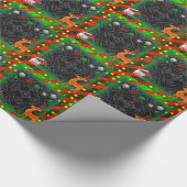 Frohes Weihnachts- und Neujahrspapier Geschenkpapier (Ecke)