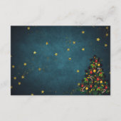 Frohes Weihnachtsfest Party Details Karte (Rückseite)