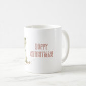 Frohes Weihnachtsfrosch Kaffeetasse (VorderseiteRechts)