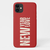 Frohes Zitat Neujahrstag Neue Liebe 2024 Case-Mate iPhone Hülle (Rückseite)