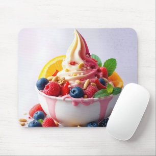 Frohjoghurt mit Obst und Nüssen Mousepad
