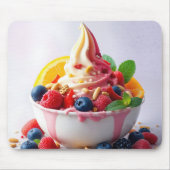 Frohjoghurt mit Obst und Nüssen Mousepad (Vorne)