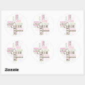 Fröhkreuz Runder Aufkleber (Blatt)