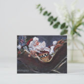 "Fröhlich alles " Feiertagspostkarte (Stehend Vorderseite)