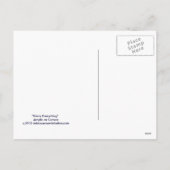 "Fröhlich alles " Feiertagspostkarte (Rückseite)