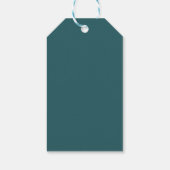 Fröhlich Alles Glücklich Immer Winterbäume Geschenkanhänger (Rückseite)