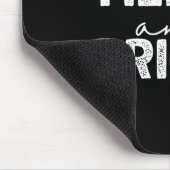 Fröhlich & Hell und ich versuche, mich fröhlic Mousepad (Ecke)