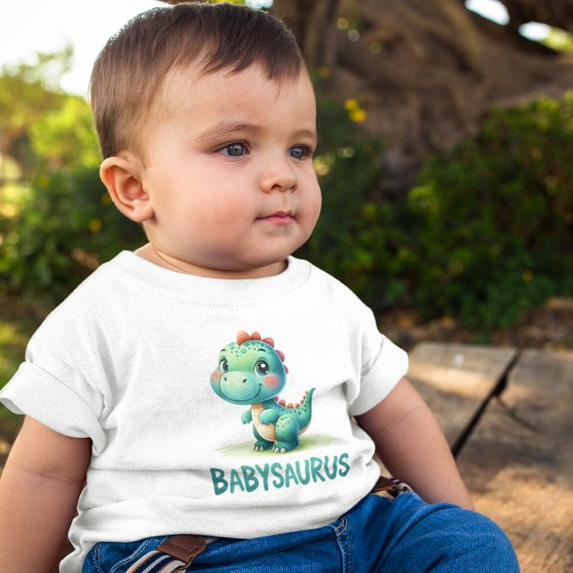 fröhlich Babysaurus Baby T-shirt (Von Creator hochgeladen)