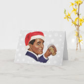 Fröhlich Betrunken, Weihnachten! Karte (Gelbe Blume)