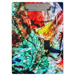 Fröhlich blaue abstrakte Zwischenablage, dunkelbla Klemmbrett