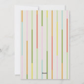 Fröhlich bunter heller Spaß vier Foto Weihnachten (Rückseite)