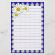 fröhlich Daisy Lined Personal Stationary
