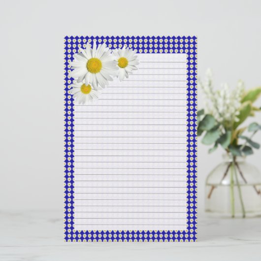 fröhlich Daisy Lined Personal Stationary (Stehend Vorderseite)