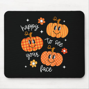 Fröhlich, dein Gesicht zu sehen Kürbis Halloween H Mousepad
