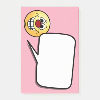 fröhlich Face Grumpey Post-it Klebezettel