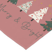 "Fröhlich & Festlich" Weihnachtsbaum Großer Tischläufer (Ecke)