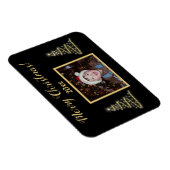Fröhlich! Fröhlich! ~ Goldweihnachtsbaum ~ Familiä Magnet (Rechte Seite)