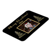 Fröhlich! Fröhlich! ~ Goldweihnachtsbaum ~ Familiä Magnet (Linke Seite)