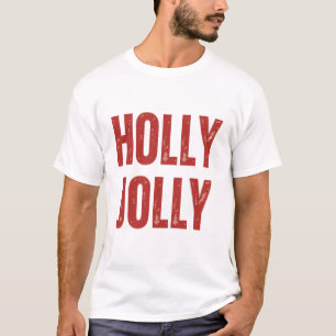 Fröhlich Fröhliche Retro-Familien-Weihnachts-Passf T-Shirt