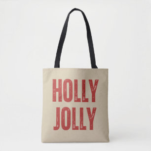 Fröhlich Fröhliche Retro-Familien-Weihnachts-Passf Tasche
