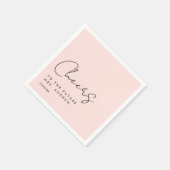 Fröhlich, für die Zukunft Mrs!! modern, minimalist Serviette (Ecke)