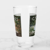 Fröhlich für immer nach dem Foto Gastgeschenk Hoch Glas (Links)