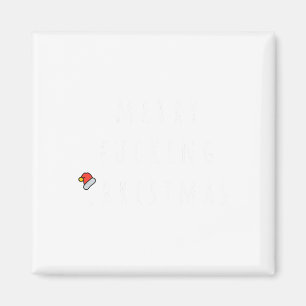 Fröhlich für Weihnachten Humorvolle Weihnachtsgesc Magnet