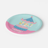 Fröhlich gehen pappteller (Schrägansicht)