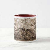 Fröhlich-gehen-rund/Karussell - Sepia Tasse (Zentrum)