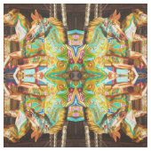Fröhlich-gehen-rundes Kaleidoskopgewebe 7 Stoff (Muster)
