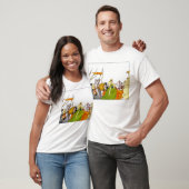 Fröhlich geht sie T-Shirt (Unisex)