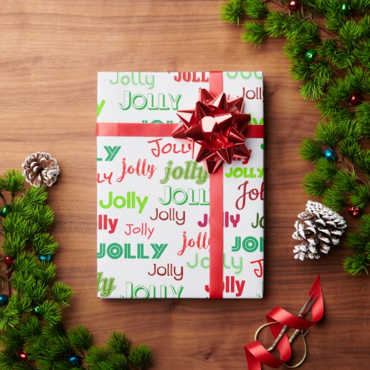 Fröhlich! Geschenkpapier (Feiertagsgeschenk)
