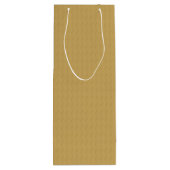 Fröhlich! ~ Goldweihnachtsbaum ~ Familiäres Foto Geschenktüte Für Weinflaschen (Rückseite)