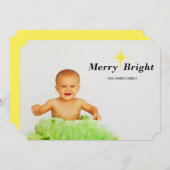 fröhlich hell feiertagskarte (Vorne/Hinten)