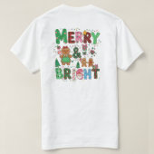 Fröhlich & Hell, Festliches Weihnachtsdesign T-Shirt (Design Rückseite)